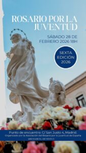 CATÓLICOS EN MADRID – Sexta edición del Rosario por la Juventud en MadridSin Autor