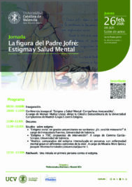 CATÓLICOS EN VALENCIA – Jornada sobre “La figura del Padre Jofré: Estigma y salud Mental”, este jueves, organizada por la Fundación MAIDES y la UCV