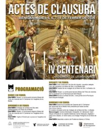 CATÓLICOS EN VALENCIA – La imagen peregrina de la Virgen visita la localidad de Benigànim, en la clausura del IV Centenario del nacimiento de la Beata Inés