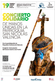 CATÓLICOS EN VALENCIA – San Nicolás acoge el concierto solidario de Manos Unidas con los Pequeños Cantores de Valencia y el Conservatorio José Iturbi
