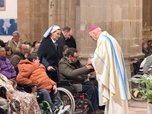 CATÓLICOS EN CANTABRIA – La misericordia del amable corazón de Nª Señora de Lourdes, protagonista de la misa de la Jornada Mundial del Enfermo