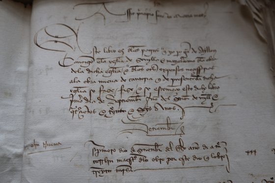 CATÓLICOS EN SEVILLA – Documentar la obra: el Cuaderno de la Clavazón de la Catedral de Sevilla