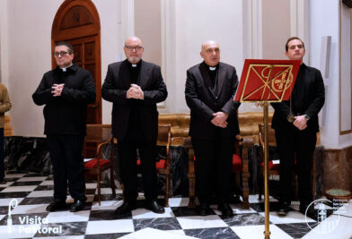CATÓLICOS EN VALENCIA – Visita pastoral del Arzobispo a la parroquia y colegio San Jaime Apóstol de Moncada