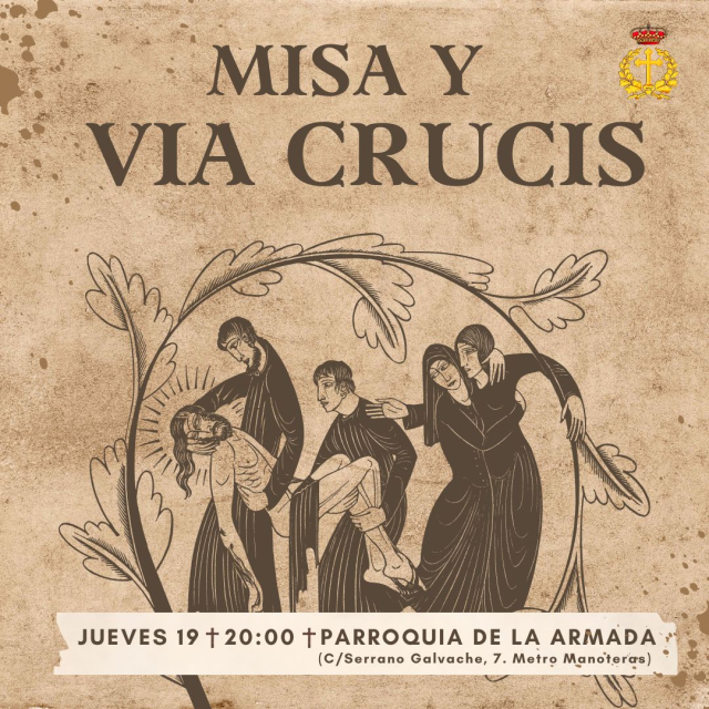 ARZOBISPADO CASTRENSE – Primer Via Crucis de Cuaresma