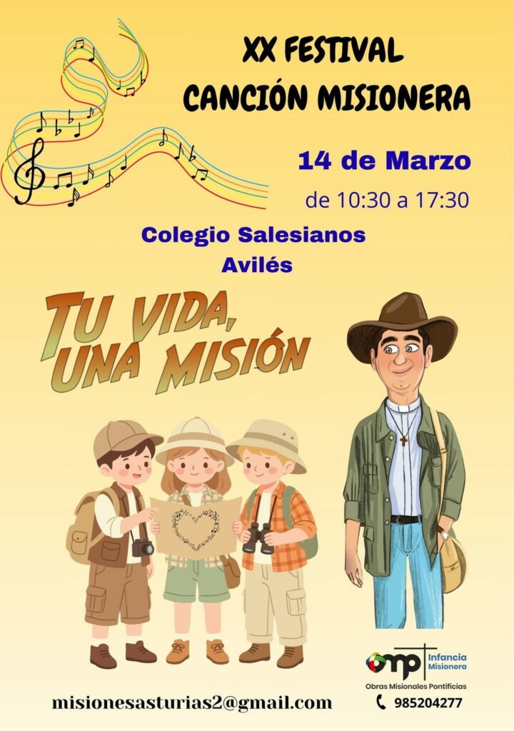 CATÓLICOS DE ASTURIAS – Este sábado, Festival de la Canción Misionera en Avilés