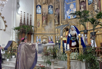 CATÓLICOS EN VALENCIA – Solemne bendición de la imagen de Nuestra Señora de la Esperanza de Benissa, presidida por Mons. Fernando Ramón
