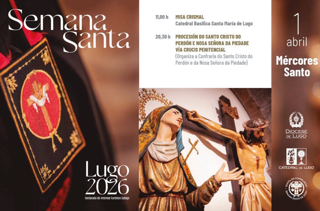 CATÓLICOS DE LUGO – La Catedral de Lugo acoge mañana la Misa Crismal