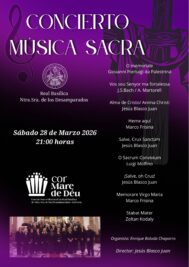 CATÓLICOS EN VALENCIA – Concierto de música sacra en la Basílica de la Virgen
