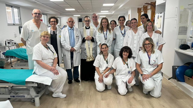 ARZOBISPADO CASTRENSE – Bendición de la zona de Rehabilitación del Hospital Militar “Orad y Gajía” de Zaragoza