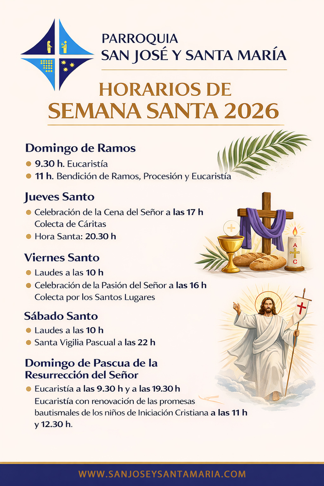 CATÓLICOS EN SEVILLA – Horarios de la Semana Santa 2026