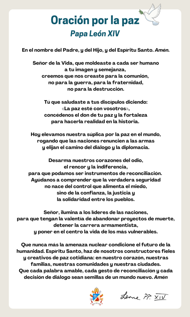 CATÓLICOS EN SALAMANCA – El obispo invita a celebrar las «24 horas para el Señor» orando por la paz