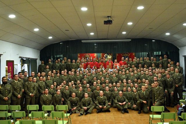 ARZOBISPADO CASTRENSE – Ceremonia de Confirmación en el Centro de Formación de Tropa Nº2 de San Fernando, Cádiz