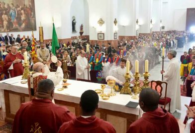 CATÓLICOS EN VALENCIA – El Arzobispo preside en Alcoi la Misa Mayor del Año Jubilar por el 750 aniversario del patronazgo de San Jorge 