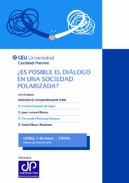 CATÓLICOS EN VALENCIA – Mons. Benavent participa el próximo lunes en un coloquio sobre el diálogo en la sociedad polarizada con Joan Lerma y Fernando Villalonga en la CEUCH