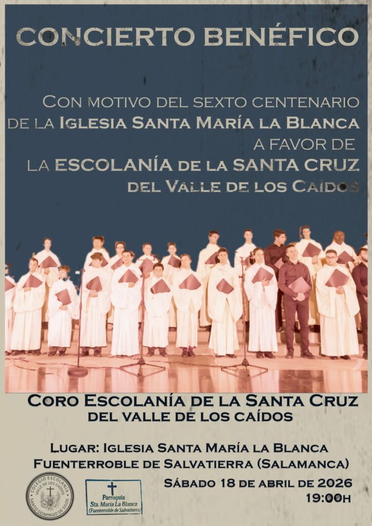 CATÓLICOS EN SALAMANCA – Fuenterroble inicia el VI centenario de su parroquia con un concierto benéfico