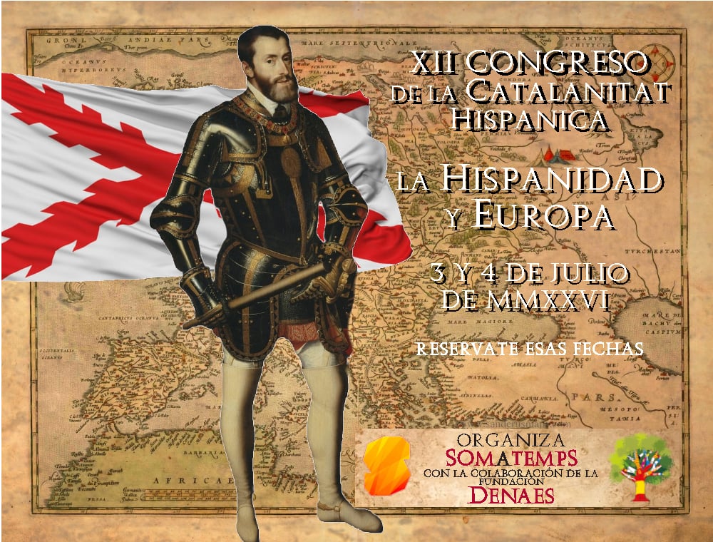 Tradicionalismo – XII CONGRÉS DE CATALANITAT HISPÀNICA. RESERVA PLAÇA. BARCELONA, 3-4 DE JULIOL