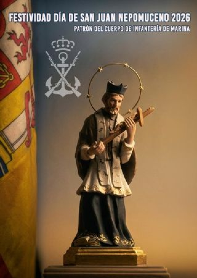ARZOBISPADO CASTRENSE – LA INFANTERÍA DE MARINA ESPAÑOLA CELEBRA LA FESTIVIDAD DE SU PATRÓN SAN JUAN DE NEPOMUCENO