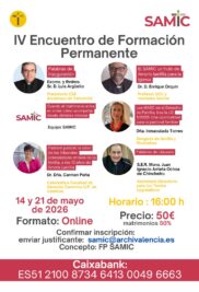 CATÓLICOS EN VALENCIA – El presidente de la Conferencia Episcopal inaugurará la cuarta Formación Permanente del SAMIC que ya ha abierto las inscripciones