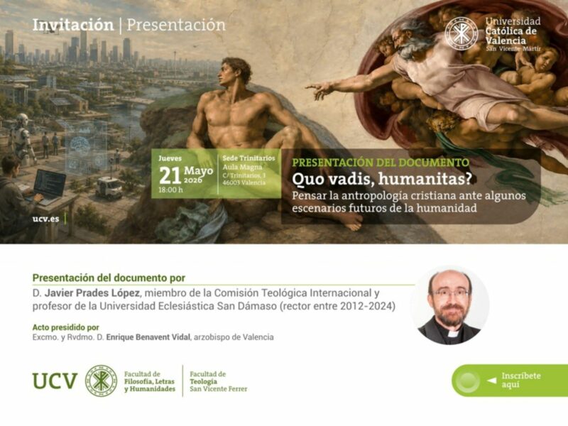 CATÓLICOS EN VALENCIA – Presentación del documento «Quo vadis, humanitas?»