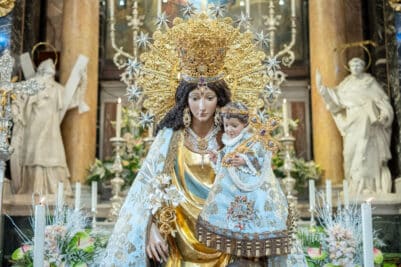 CATÓLICOS EN VALENCIA – Besamanos público a la Virgen de los Desamparados, el miércoles 20 de mayo, en la Basílica