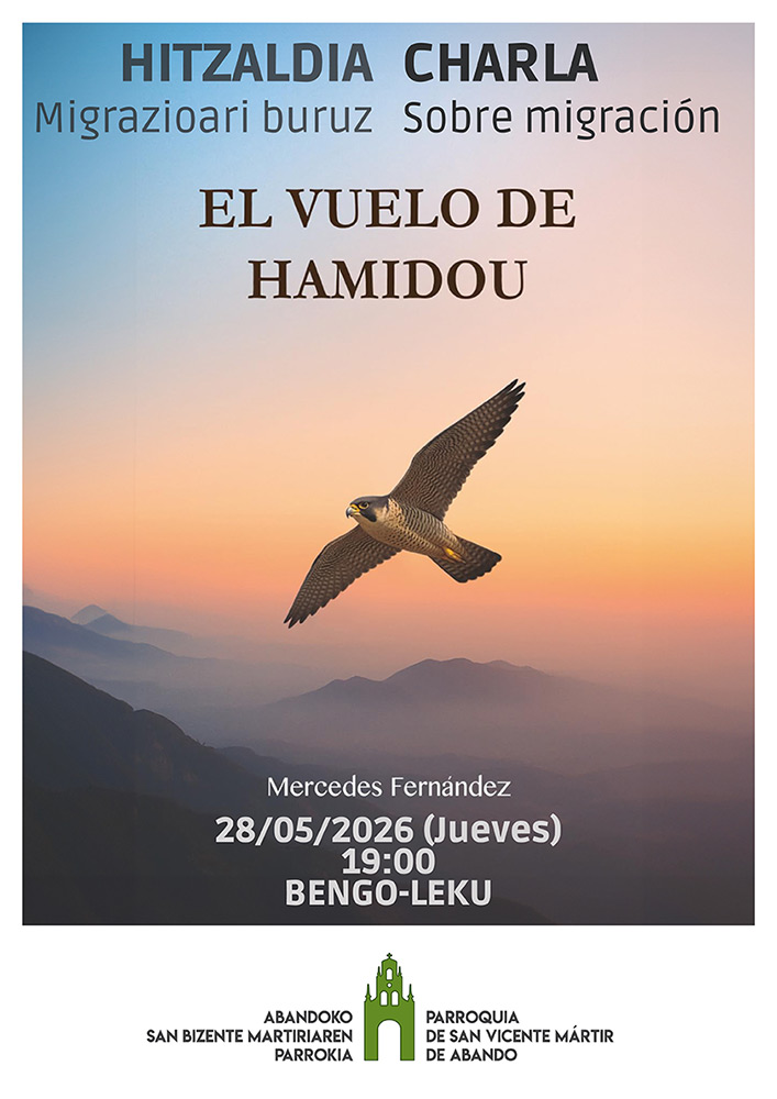 CATÓLICOS DE VIZCAYA – Charla «El vuelo de Hamidou»