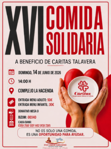 CATÓLICOS EN TOLEDO – XVI Comida Solidaria organizada por Cáritas Talavera de la Reina