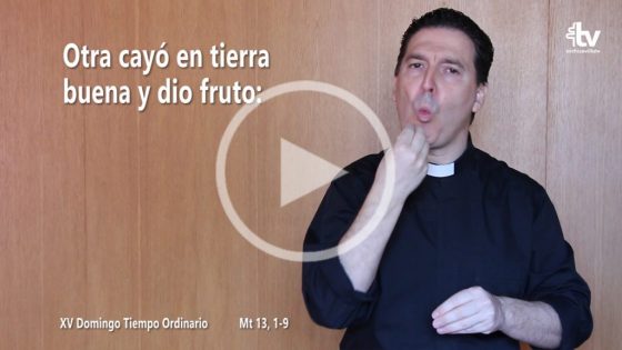CATÓLICOS EN SEVILLA – Evangelio del XV Domingo de Tiempo Ordinario (ciclo A) en Lengua de Signos Española