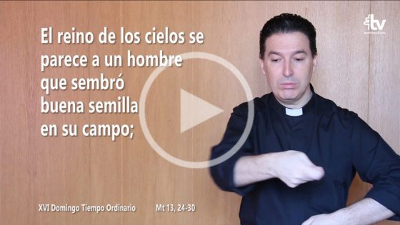 CATÓLICOS EN SEVILLA – Evangelio del XVI Domingo de Tiempo Ordinario (ciclo A) en Lengua de Signos Española