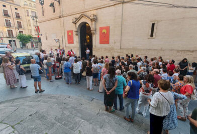 CATÓLICOS EN VALENCIA – Voluntarios de Cáritas de la Vicaría VI peregrinan a Alcoi en su Año Santo por el 750 aniversario del patronazgo de San Jorge