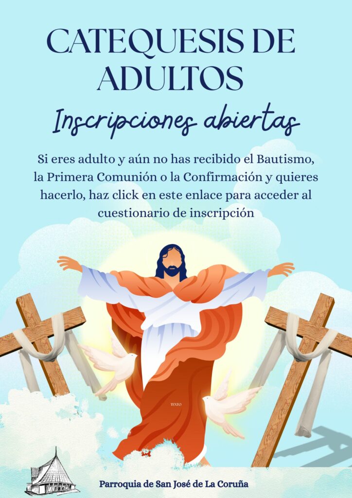 CATÓLICOS EN LA CORUÑA – Inscripción Catequesis de Adultos