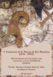 CATÓLICOS EN VALENCIA – Producen el primer musical dedicado a San Francisco de Asís, en el 800 aniversario de su muerte