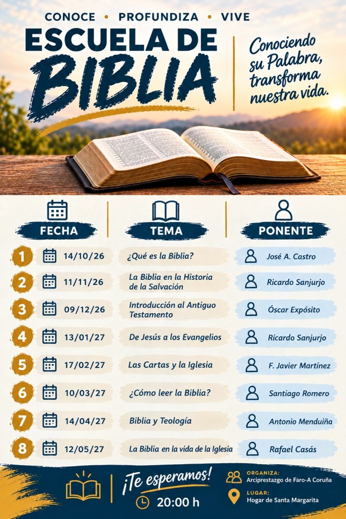 CATÓLICOS EN LA CORUÑA – ANUNCIO