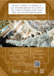 CATÓLICOS EN VALENCIA – Concierto de la Escolanía, este próximo viernes, en el 325 aniversario de la pintura de Palomino